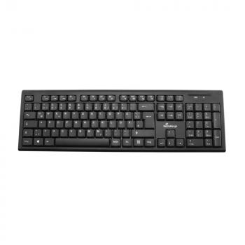 Mediarange Funk Tastatur Keyboard QWERTZ kabellos schwarz MROS111