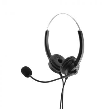 Mediarange Stereo Headset mit Mikrofon und Bedienungsfunktion MROS304