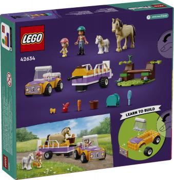 LEGO® Friends Pferde- und Pony-Anhänger 105 Teile 42634