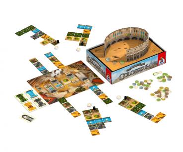 Schmidt Spiele Familienspiel Strategiespiel Die Baumeister des Colosseum 49325