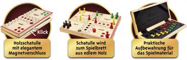 Schmidt Spiele Familienspiel Mensch ärgere Dich nicht Deluxe 49453