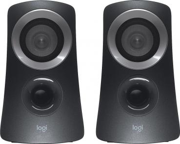 Logitech Lautsprecher Z313 Audio Klinke Stereo 2.1 25 Watt schwarz 980-000413