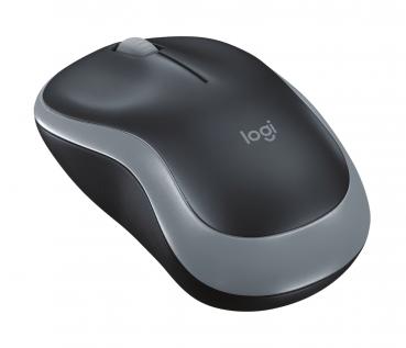 Logitech Maus M185 optisch Wireless kabellos 3 Tasten 1000 dpi schwarz 910-002238