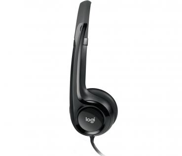 Logitech Headset H390 USB Stereo mit Mikrofon schwarz 981-000406