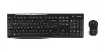 Logitech Set Maus und Tastatur MK270 Wireless kabellos schwarz 920-004511