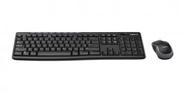 Logitech Set Maus und Tastatur MK270 Wireless kabellos schwarz 920-004511