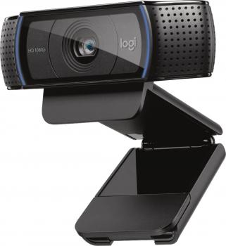 Logitech Webcam C920 Pro HD 1080p 1920x1080 Pixel 30 FPS USB schwarz 960-001055