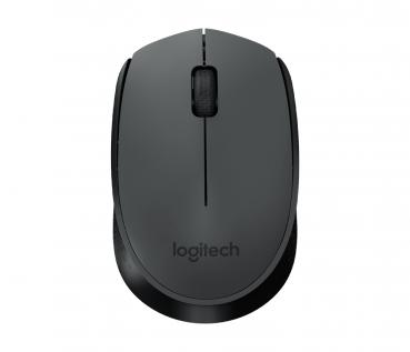 Logitech Maus M170 optisch Wireless kabellos 3 Tasten 1000 dpi grau 910-004642