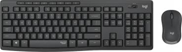 Logitech Set Maus und Tastatur MK295 Wireless kabellos grafit 920-009794