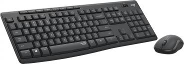 Logitech Set Maus und Tastatur MK295 Wireless kabellos grafit 920-009794