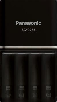 Panasonic Akku Ladegerät Charger LED eneloop pro BQ CC55 4x AA 2500mAh für 4 AA / AAA