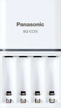 Panasonic Akku Ladegerät Charger LED eneloop BQ CC55 4x AA 2000mAh für 4 AA / AAA