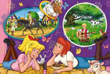 150 Teile Schmidt Spiele Kinder Puzzle Bibi & Tina Freundinnen für immer Slap Snap Band rot 56321