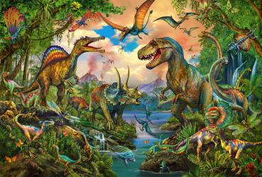 150 Teile Schmidt Spiele Kinder Puzzle Wilde Dinos mit Tattoos Dinosaurier 56332