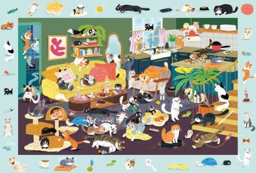 150 Teile Schmidt Spiele Kinder Puzzle Lustiges Katzen-Gewimmel 56533