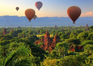 1000 Teile Schmidt Spiele Puzzle Heißluftballons, Mandalay, Myanmar 58956