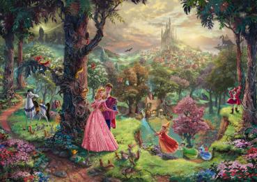 1000 Teile Schmidt Spiele Puzzle Thomas Kinkade Disney Dornröschen 59474