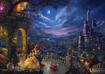 1000 Teile Schmidt Spiele Puzzle Thomas Kinkade Die Schöne und das Biest, Tanz im Mondlicht 59484