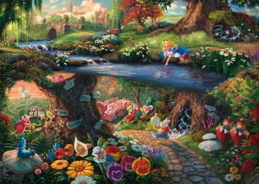 1000 Teile Schmidt Spiele Puzzle Thomas Kinkade Disney Alice im Wunderland 59636