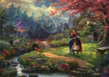 1000 Teile Schmidt Spiele Puzzle Thomas Kinkade Disney Mulan 59672