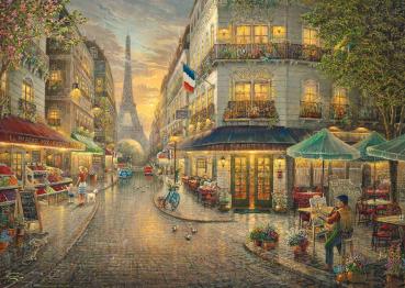 1000 Teile Schmidt Spiele Puzzle Holz Thomas Kinkade Malerisches Paris 59798