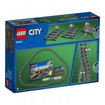 LEGO® City Eisenbahn Schienen 20 Teile 60205