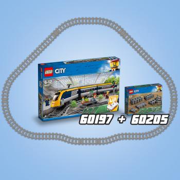 LEGO® City Eisenbahn Schienen 20 Teile 60205