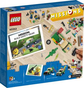 LEGO® City Missions Tierrettungsmissionen 246 Teile 60353