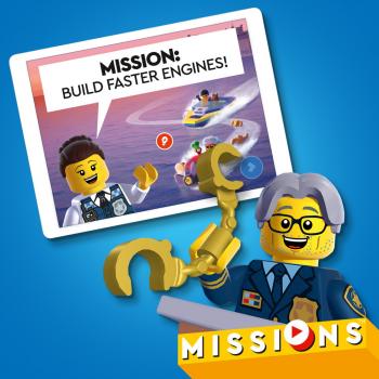 LEGO® City Missions Detektivmissionen der Wasserpolizei 278 Teile 60355