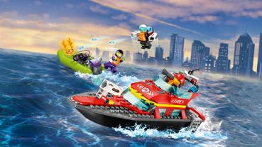 LEGO® City Fire Feuerwehrboot 144 Teile 60373