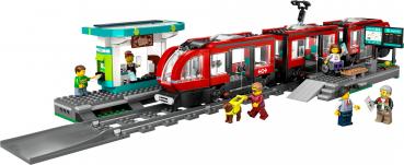 LEGO® City Straßenbahn mit Haltestelle 811 Teile 60423