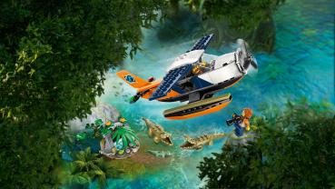 LEGO® City Dschungelforscher-Wasserflugzeug 177 Teile 60425