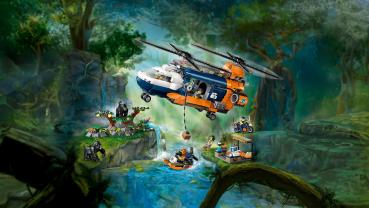 LEGO® City Dschungelforscher-Hubschrauber 881 Teile 60437