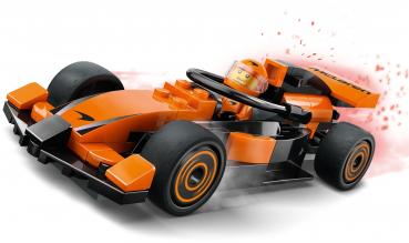 LEGO® City Formular 1 F1® Rennfahrer mit McLaren Rennauto 86 Teile 60442