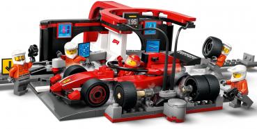 LEGO® City Formular 1 F1® Boxenstopp mit Boxencrew und Ferrari Flitzer 322 Teile 60443