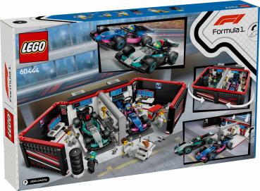 LEGO® City Formular 1 F1® Garage mit Mercedes-AMG & Alpine Rennautos 678 Teile 60444