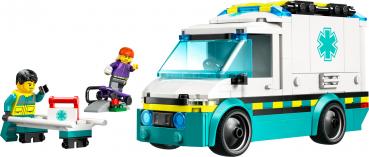 LEGO® City Fahrzeuge Rettungswagen 184 Teile 60451