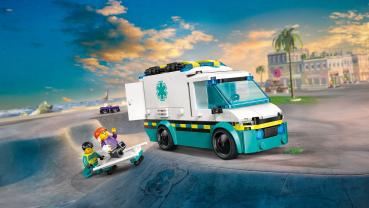 LEGO® City Fahrzeuge Rettungswagen 184 Teile 60451