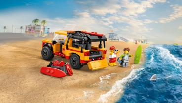 LEGO® City Fahrzeuge Einsatzfahrzeug der Rettungsschwimmer 214 Teile 60453