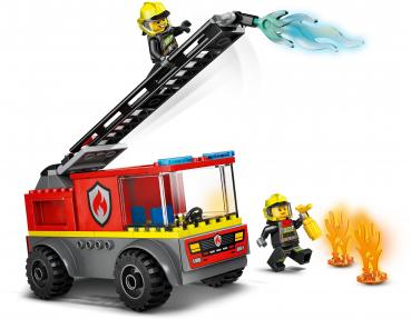 LEGO® City Feuerwehr Feuerwehrleiterfahrzeug 82 Teile 60463