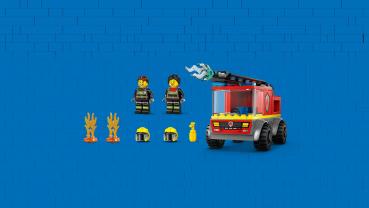 LEGO® City Feuerwehr Feuerwehrleiterfahrzeug 82 Teile 60463