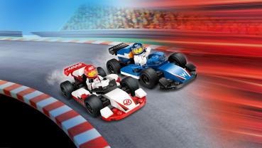 LEGO® City Formular 1 F1® Williams Racing und Haas F1® Rennautos 92 Teile 60464