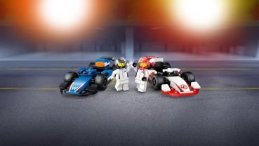 LEGO® City Formular 1 F1® Williams Racing und Haas F1® Rennautos 92 Teile 60464