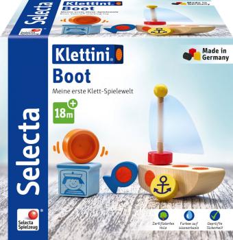 Selecta Kleinkindwelt Klettini® Holz Flieger Klett-Stapelspielzeug 5 Teile 62079