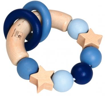 Bellybutton by Selecta Exklusic Holz Greifling Glücksgriff Stern blau 64010