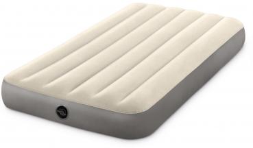 Intex Indoor und Outdoor Luftbett Twin Deluxe Single-High Airbed aufblasbar 191 x 99 x 25 cm 64101