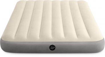 Intex Indoor und Outdoor Luftbett Full Deluxe Single-High Airbed aufblasbar 191 x 137 x 25 cm 64102