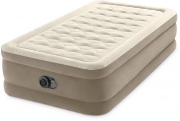 Intex Indoor Luftbett Twin Deluxe Ultra Plush Airbed 191 x 99 x 46 cm Pumpe 64426ND