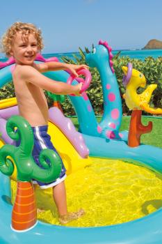 Intex Pool Play Center Dinoland 333cm x 229cm x 112cm 290 Liter ab 3 Jahren 57135NP