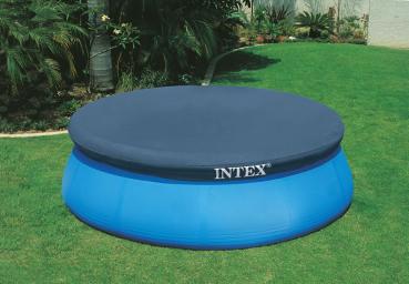 Intex Pool Abdeckplane rund für Easy-Pool Ø 305cm Überhang 30cm 28021